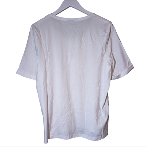 Chico's tee sequin flamingo white 3 XL Beachy vacation - Picture 4 of 8